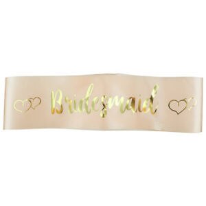 Wedding Decorations Bridal Shower Wedding Veil Team Bride To Be Satin Sash Bachelorette Party Girl Hen Party Decoration Supplies