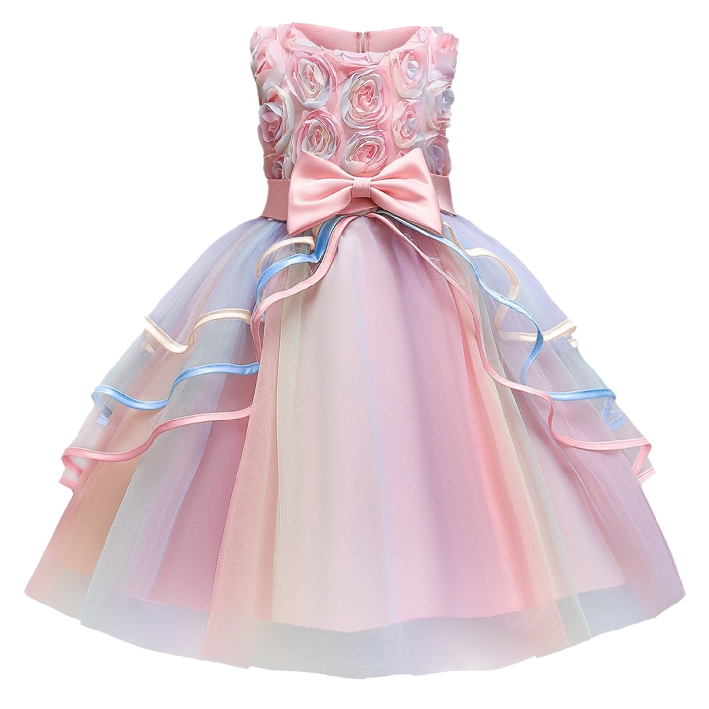 Girls Dress New Year Elegant Princess Dress Kids Dresses For Girl Costume Children Wedding Party Dress 4-10Yrs Vestido Infantil