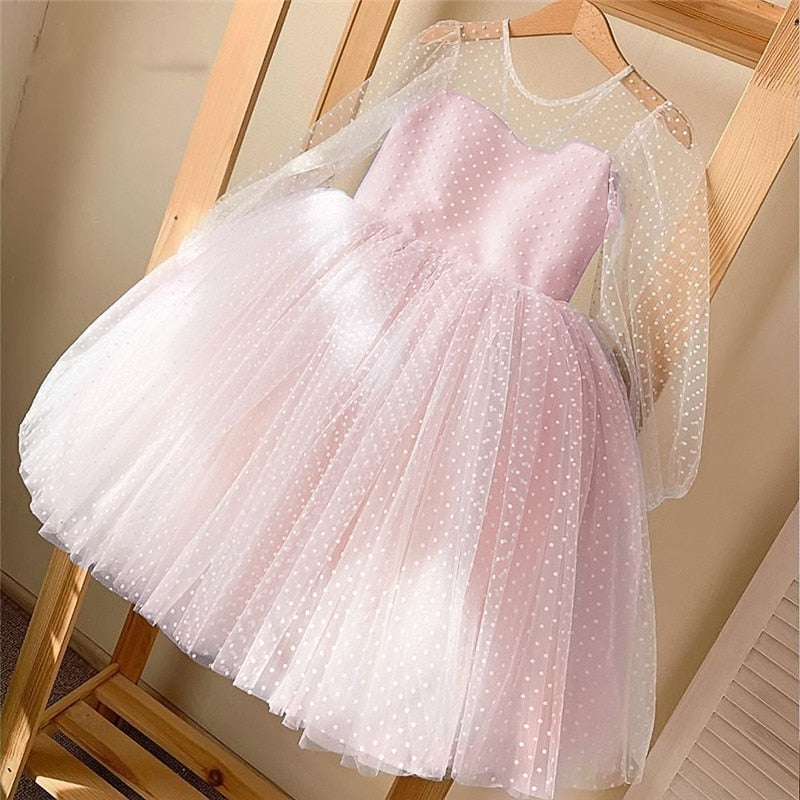 Girls Dress New Year Elegant Princess Dress Kids Dresses For Girl Costume Children Wedding Party Dress 4-10Yrs Vestido Infantil