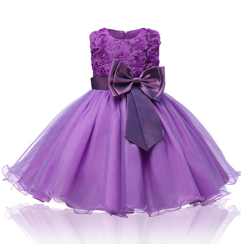 Children Luxury Party Formal Dress For Wedding Birthday Kids Christmas Ceremonies Dresses For Girls Lace Tutu Flower Girls Dress